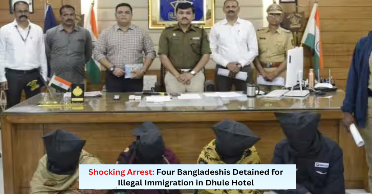 Dhule Crime News: Shocking! Four Bangladeshis Arrested in Dhule for Illegal Immigration